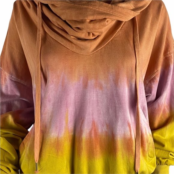 YOUNG FABULOUS & BROKE Tie Dye Hooded Sweatshirt M - Picture 2 of 9